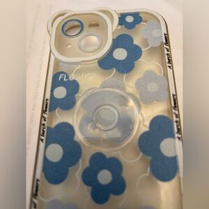 Floral Blue and White IPhone 13 Case